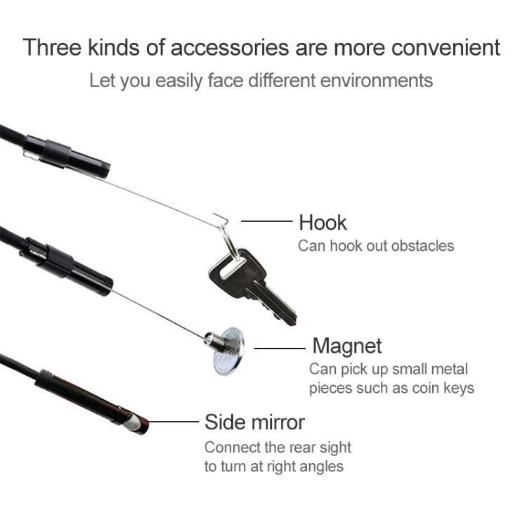 AN97 Waterproof Micro USB Endoscope Snake Tube Inspection Camera for Parts of OTG Function Android Mobile Phone, with 6 LEDs, Lens Diameter:5.5mm(Length: 5m) -  by PMC Jewellery | Online Shopping South Africa | PMC Jewellery | Buy Now Pay Later Mobicred