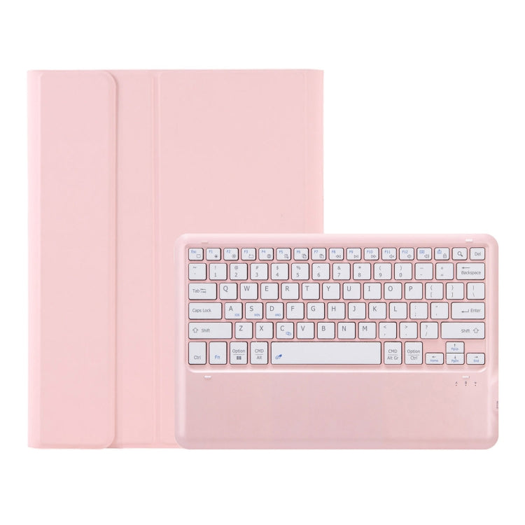 For Honor MagicPad 13 AH16 TPU Ultra-thin Detachable Bluetooth Keyboard Tablet Leather Case(Pink) - Huawei Keyboard by PMC Jewellery | Online Shopping South Africa | PMC Jewellery