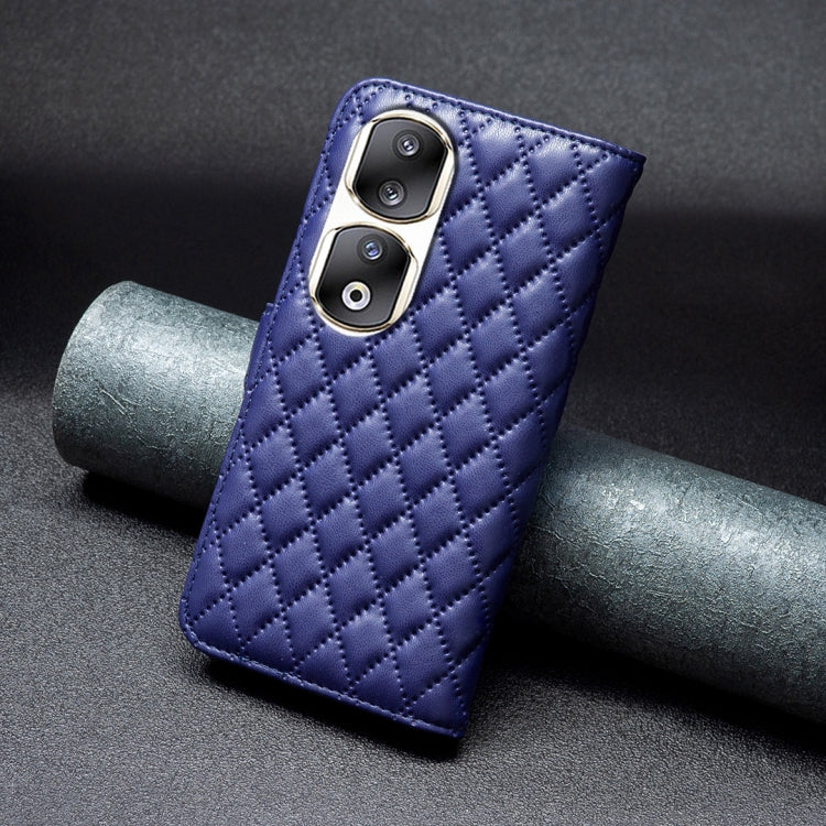 For Honor 90 Pro Diamond Lattice Wallet Flip Leather Phone Case(Blue) - free shipping - PMC TechLife - Order now!