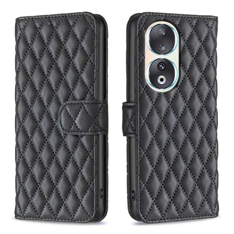 For Honor 90 5G Diamond Lattice Wallet Flip Leather Phone Case(Black) - free shipping - PMC TechLife - Order now!