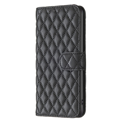 For Honor 90 5G Diamond Lattice Wallet Flip Leather Phone Case(Black) - Honor Cases by PMC Jewellery | Online Shopping South Africa | PMC Jewellery | Buy Now Pay Later Mobicred