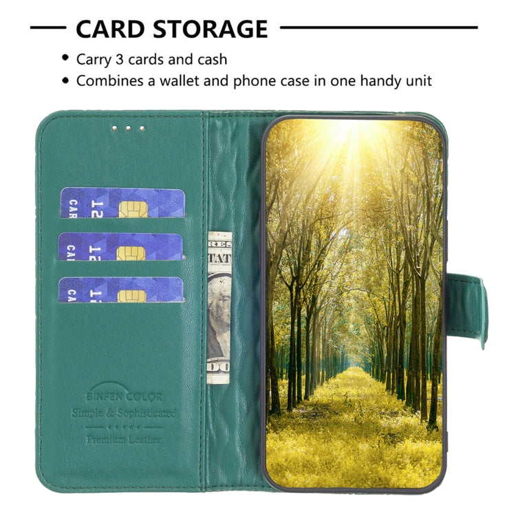 For Honor X6a Diamond Lattice Wallet Flip Leather Phone Case(Green) - Honor Cases by PMC TechLife | Online Shopping South Africa | PMC TechLife | Buy Now Pay Later Mobicred