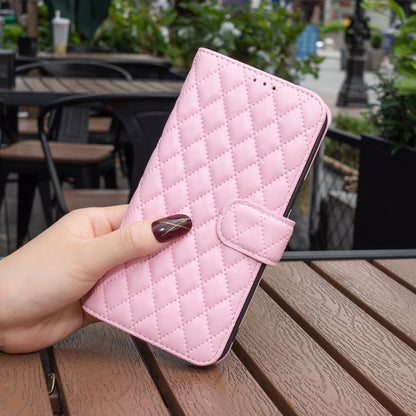 For Honor 100 Pro Diamond Lattice Wallet Flip Leather Phone Case(Pink) - Honor Cases by PMC Jewellery | Online Shopping South Africa | PMC Jewellery | Buy Now Pay Later Mobicred