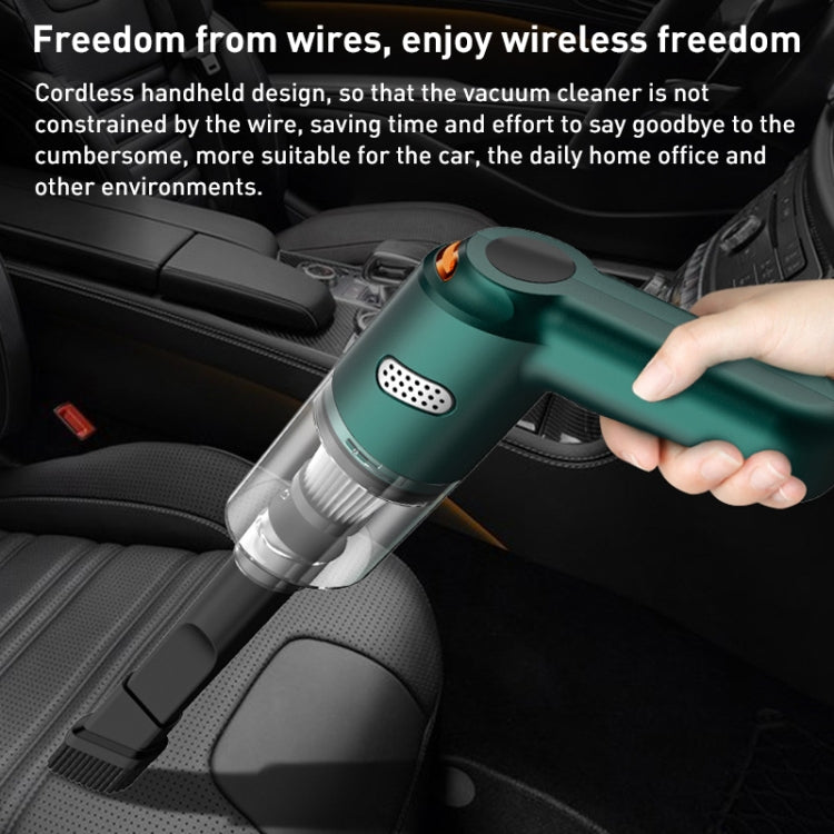 KBN-010 10000Pa Powerful Car Cordless Vacuum Cleaner Handheld Cleaning Tool, Spec:Deluxe Version(Black) - Vacuum Cleaner by PMC TechLife | Online Shopping South Africa | PMC TechLife | Buy Now Pay Later Mobicred