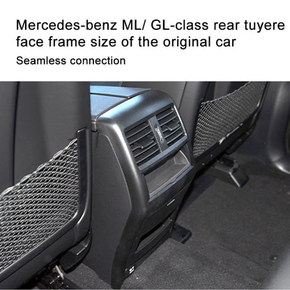 For Mercedes Benz ML320 / GL450 Car Rear Air Conditioner Air Outlet Panel Cover 166 680 7003, Style:Single Hole(Grey) - Air Conditioning System by PMC Jewellery | Online Shopping South Africa | PMC Jewellery | Buy Now Pay Later Mobicred