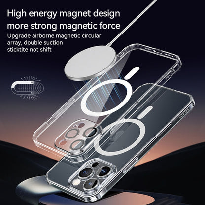 For iPhone 16 Pro Max SULADA Jingpin Series MagSafe All-inclusive Lens Electroplated TPU Phone Case(Transparent Black) - iPhone 16 Pro Max Cases by SULADA | Online Shopping South Africa | PMC Jewellery | Buy Now Pay Later Mobicred