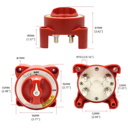 CP-0084-02 5511E Car / Yacht High Current Knob Switch - Car Switches by PMC Jewellery | Online Shopping South Africa | PMC Jewellery | Buy Now Pay Later Mobicred