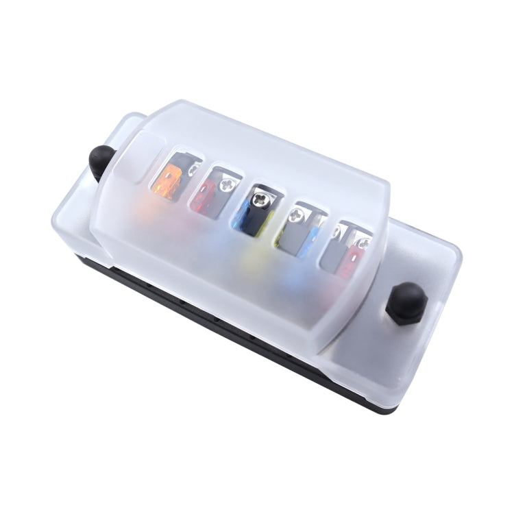 CP-4041 Vertical 6 Way Fuse Block with Fuses and Terminals - Fuse by PMC Jewellery | Online Shopping South Africa | PMC Jewellery | Buy Now Pay Later Mobicred