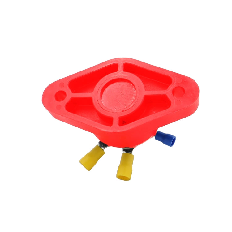 5/16 inch M8 RV Yacht 8-way Terminal Stud with 2pcs M5x20 Screws + Terminals(Red) - Booster Cable & Clip by PMC Jewellery | Online Shopping South Africa | PMC Jewellery | Buy Now Pay Later Mobicred