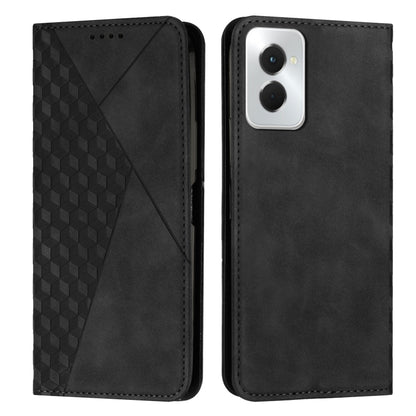 For Motorola Moto G Power 5G 2024 Diamond Splicing Skin Feel Magnetic Leather Phone Case(Black) - Motorola Cases by PMC Jewellery | Online Shopping South Africa | PMC Jewellery | Buy Now Pay Later Mobicred