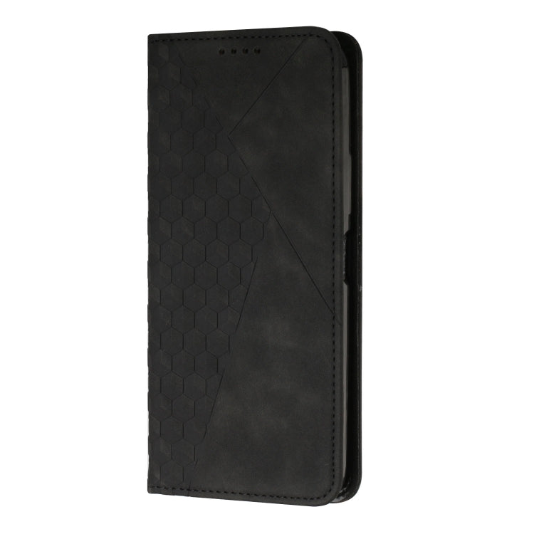 For Motorola Moto G Power 5G 2024 Diamond Splicing Skin Feel Magnetic Leather Phone Case(Black) - Motorola Cases by PMC Jewellery | Online Shopping South Africa | PMC Jewellery | Buy Now Pay Later Mobicred