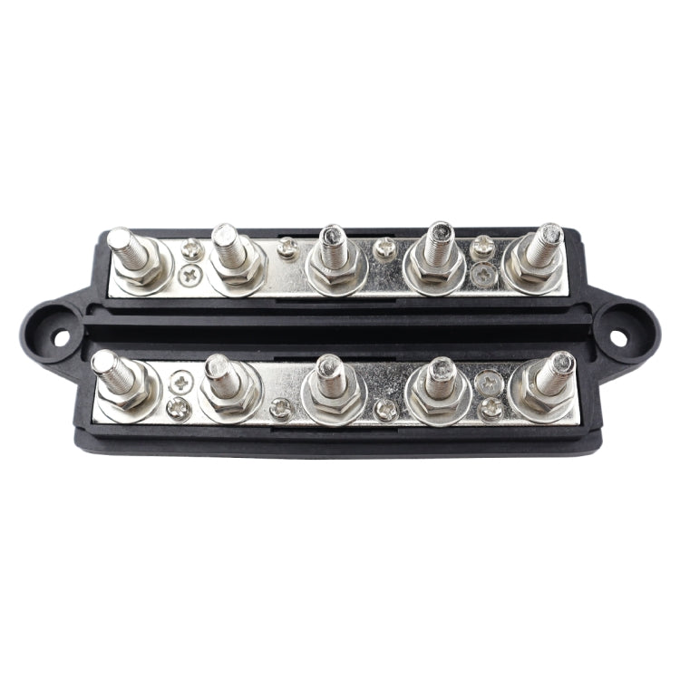 CP-4126 RV / Yacht M8 5-stud Double Row Busbar(Red Black) - Fuse by PMC Jewellery | Online Shopping South Africa | PMC Jewellery | Buy Now Pay Later Mobicred