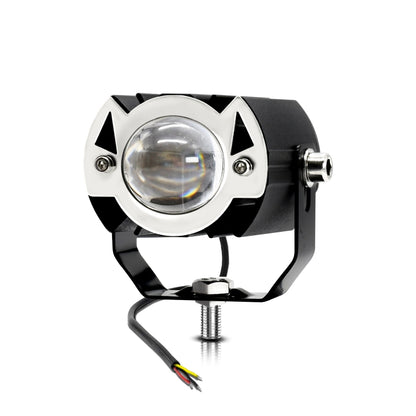 S19 IP68 Waterproof Motorcycle Spotlight(Black) - Headlights by PMC Jewellery | Online Shopping South Africa | PMC Jewellery | Buy Now Pay Later Mobicred