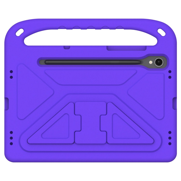 For Samsung Galaxy Tab S9 Handle EVA Shockproof Tablet Case with Holder(Purple) - free shipping - PMC Jewellery - Order now!