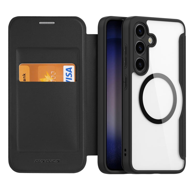 For Samsung Galaxy S24+ 5G DUX DUCIS Skin X Pro Series Magsafe PC + TPU Phone Leather Case(Black) - Galaxy S24+ 5G Cases by DUX DUCIS | Online Shopping South Africa | PMC Jewellery | Buy Now Pay Later Mobicred