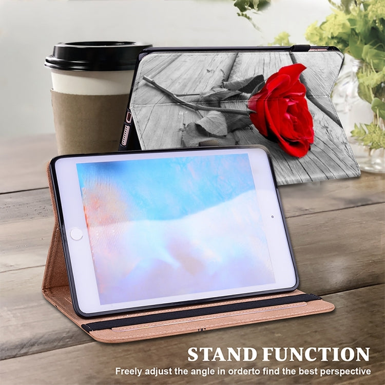 For Samsung Galaxy Tab S9+ / S9 FE+ Crystal Texture Painted Leather Tablet Case(Rose) - free shipping - PMC Jewellery - Order now!