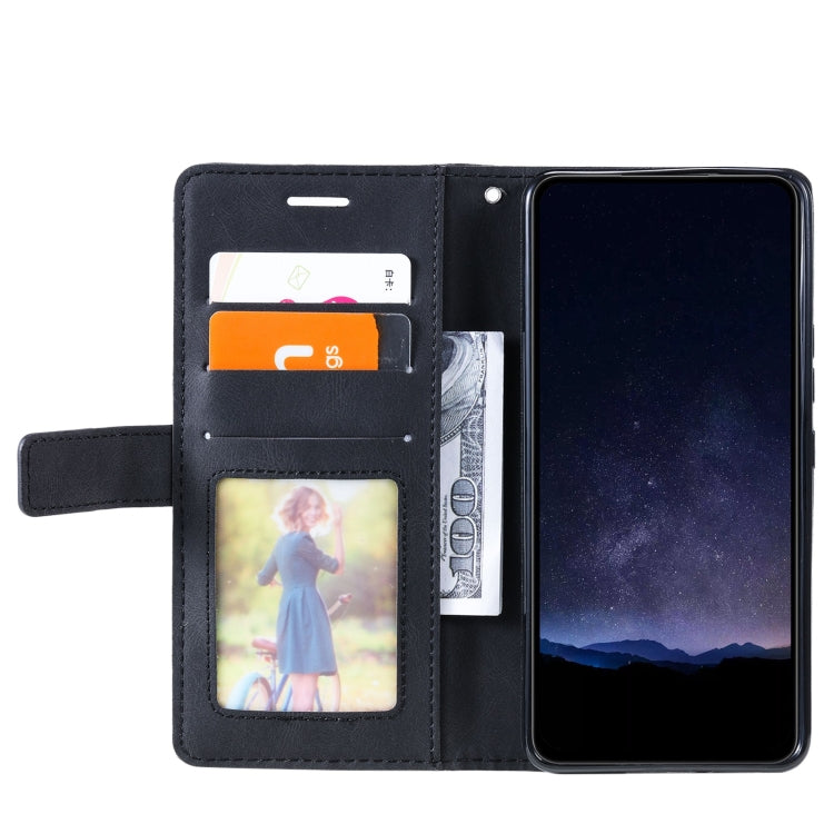 For Google Pixel 9 Pro Skin Feel Splicing Leather Phone Case(Black) - Google Cases by PMC Jewellery | Online Shopping South Africa | PMC Jewellery | Buy Now Pay Later Mobicred