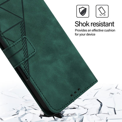 For Huawei Pura 70 Pro Crossbody 3D Embossed Flip Leather Phone Case(Dark Green) - Huawei Cases by PMC Jewellery | Online Shopping South Africa | PMC Jewellery | Buy Now Pay Later Mobicred