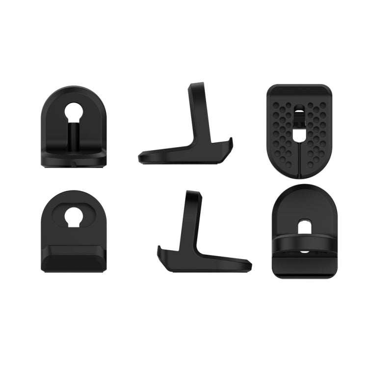 For Amazfit Bip 5 A2215 Smart Watch Silicone Charging Bracket(Black) - Charger by PMC TechLife | Online Shopping South Africa | PMC TechLife | Buy Now Pay Later Mobicred