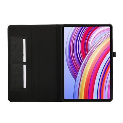 For Xiaomi Redmi Pad Pro 12.1 Fabric Leather Tablet Case(Black) - More Tablet Cases by PMC Jewellery | Online Shopping South Africa | PMC Jewellery