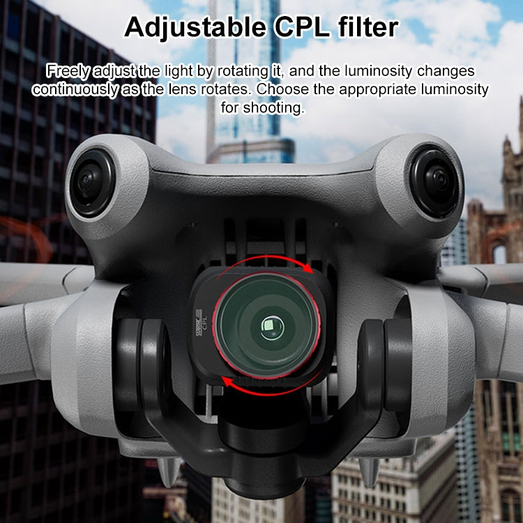For DJI Mini 4 Pro STARTRC Drone Lens Filter, Lens:Adjustable CPL - Mavic Lens Filter by STARTRC | Online Shopping South Africa | PMC Jewellery | Buy Now Pay Later Mobicred