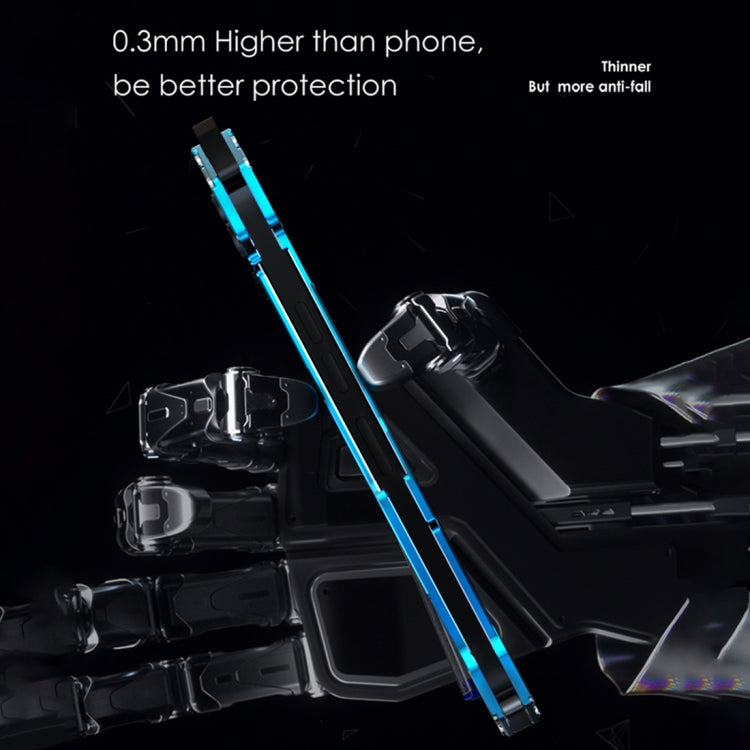 For iPhone 15 Pro Max R-JUST RJ17 Shockproof Armor Metal Phone Case(Blue) - free shipping - PMC TechLife - Order now!
