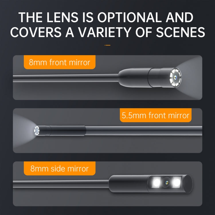 P200 5.5mm Front Lenses Integrated Industrial Pipeline Endoscope with 4.3 inch Screen, Spec:20m Tube -  by PMC Jewellery | Online Shopping South Africa | PMC Jewellery | Buy Now Pay Later Mobicred