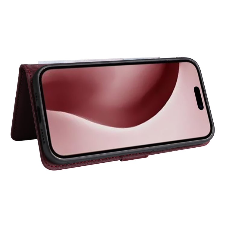 For iPhone 16 Pro BETOPNICE BN-005 2 in 1 Detachable Imitate Genuine Leather Phone Case(Wine Red) - iPhone 16 Pro Cases by BETOPNICE | Online Shopping South Africa | PMC Jewellery | Buy Now Pay Later Mobicred