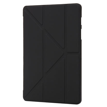 For Samsung Galaxy Tab S9 Deformation Silicone Leather Tablet Case(Black) - Galaxy Tab S9 Cases by PMC Jewellery | Online Shopping South Africa | PMC Jewellery