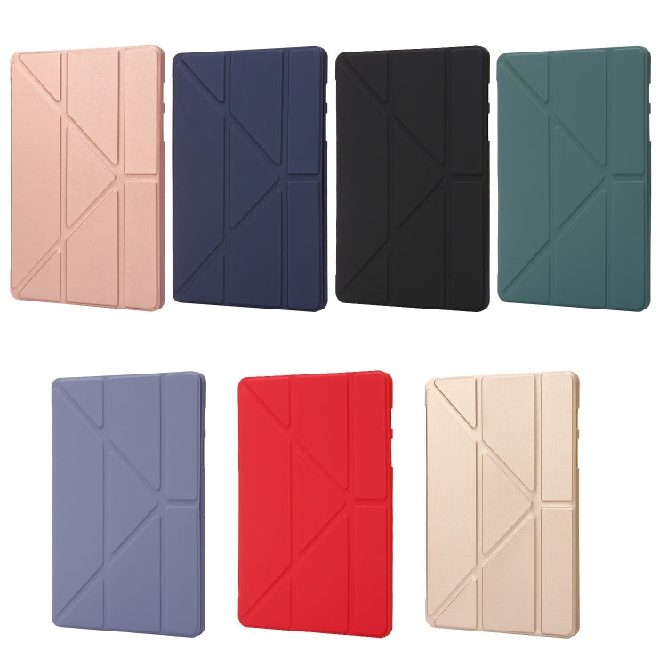 For Samsung Galaxy Tab S9 Deformation Silicone Leather Tablet Case(Red) - Galaxy Tab S9 Cases by PMC Jewellery | Online Shopping South Africa | PMC Jewellery | Buy Now Pay Later Mobicred