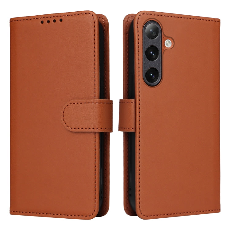 For Samsung Galaxy S24+ 5G BETOPNICE BN-005 2 in 1 Detachable Imitate Genuine Leather Phone Case(Brown) - Galaxy S24+ 5G Cases by BETOPNICE | Online Shopping South Africa | PMC Jewellery | Buy Now Pay Later Mobicred