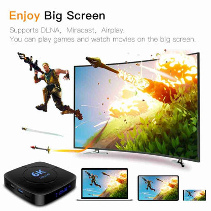 6K Ultra HD Android 12.0 Smart TV Box with Remote Control, 4GB+32GB, Allwinner H616 1.5GHZ Quad-Core(AU Plug) - Others by PMC Jewellery | Online Shopping South Africa | PMC Jewellery | Buy Now Pay Later Mobicred