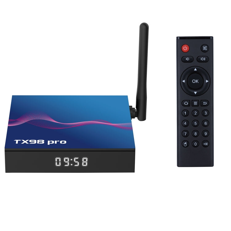 TX98 Pro 4K Ultra HD Android 12.0 Smart TV Box with Remote Control, 4GB+32GB, Allwinner H618 Quad-Core(UK Plug) - Others by PMC Jewellery | Online Shopping South Africa | PMC Jewellery | Buy Now Pay Later Mobicred