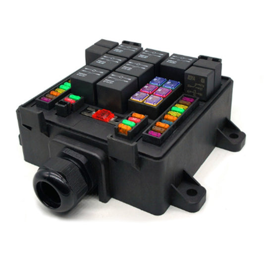 12V 5 Pin Car RV Waterproof Fuse Relay Box Car Modified Multi-Light Control Fuse Box - Fuse by PMC Jewellery | Online Shopping South Africa | PMC Jewellery | Buy Now Pay Later Mobicred