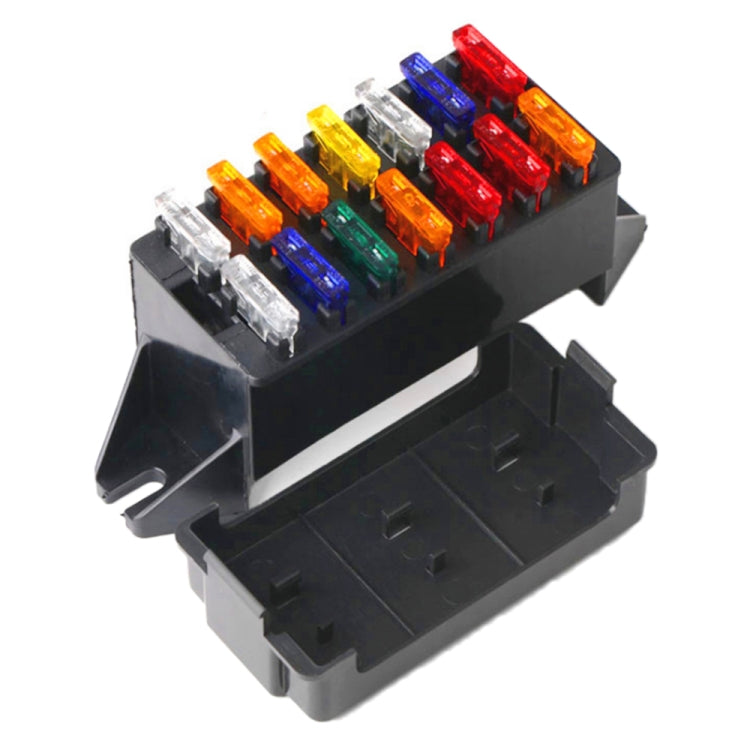 BX2141A-1 Car Modified Multi-Way Fuse Box 14 Ways Dual Row Fuse Holder - Fuse by PMC Jewellery | Online Shopping South Africa | PMC Jewellery | Buy Now Pay Later Mobicred