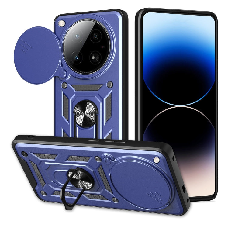 For Infinix Zero 40 4G Sliding Camera Cover Design TPU+PC Phone Case(Blue) - free shipping - PMC TechLife - Order now!