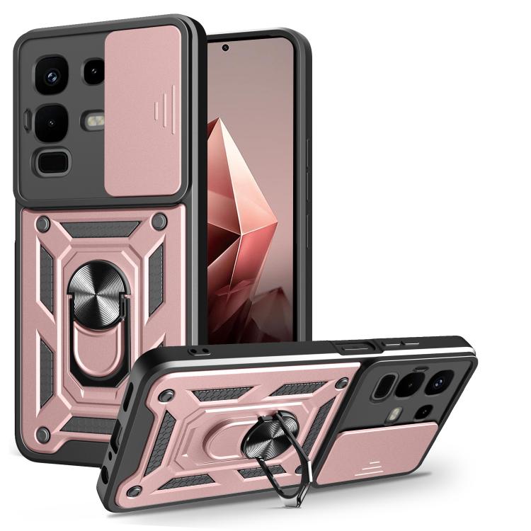 For Infinix Note 50x Sliding Camera Cover Design TPU+PC Phone Case(Rose Gold) - free shipping - PMC TechLife - Order now!
