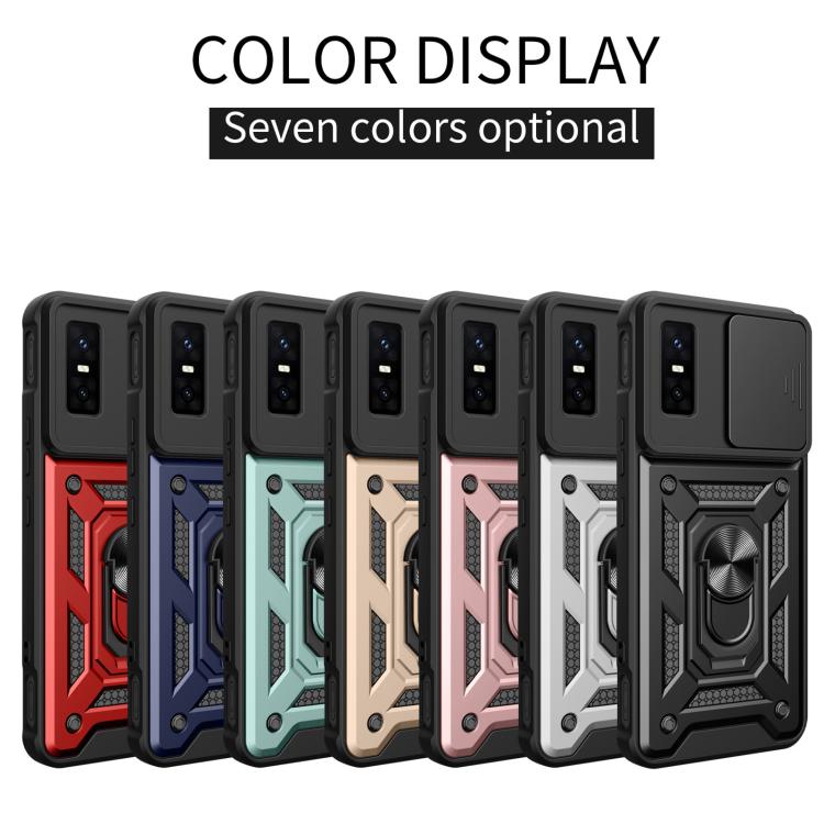 For Infinix GT 30 Pro Sliding Camera Cover Design TPU+PC Phone Case(Silver) - free shipping - PMC TechLife - Order now!