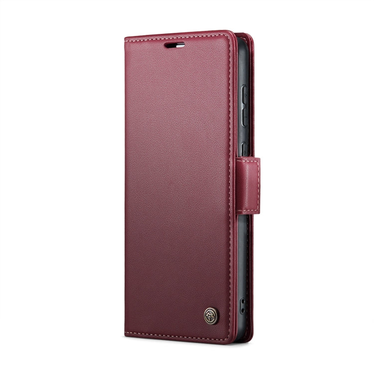 For Huawei Mate 60 Pro / 60 Pro+ CaseMe 023 Butterfly Buckle Litchi Texture RFID Anti-theft Leather Phone Case(Wine Red) - Huawei Cases by CaseMe | Online Shopping South Africa | PMC Jewellery | Buy Now Pay Later Mobicred