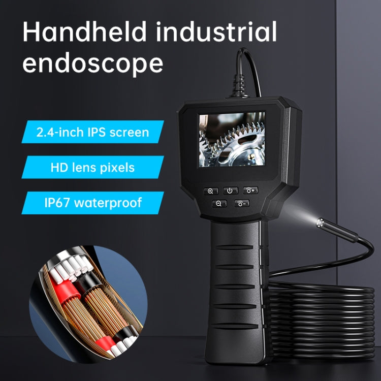 128AV 8mm Lenses Industrial Pipeline Endoscope with 2.4 inch Screen, Spec:3m Tube -  by PMC Jewellery | Online Shopping South Africa | PMC Jewellery | Buy Now Pay Later Mobicred