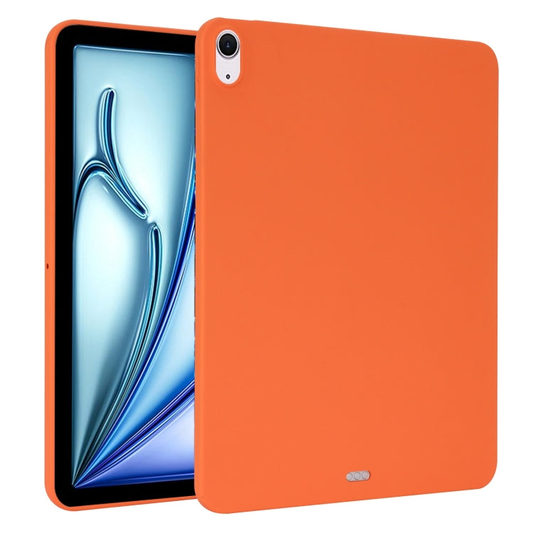 For iPad Air 11 2024 / 2025 Oil Spray Skin-friendly TPU Tablet Case(Orange) - iPad Air 11 2025 / 2024 Cases by PMC Jewellery | Online Shopping South Africa | PMC Jewellery | Buy Now Pay Later Mobicred