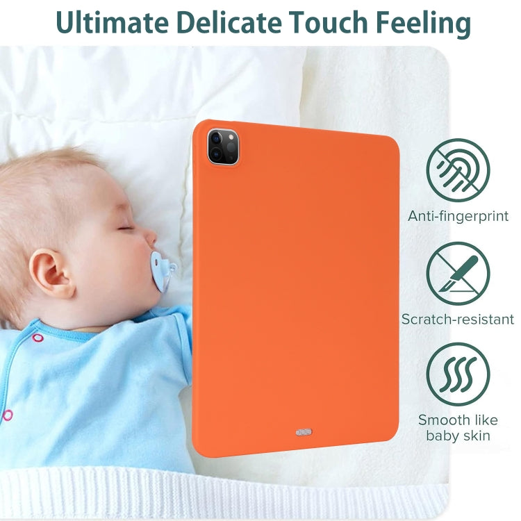 For iPad Air 11 2024 / 2025 Oil Spray Skin-friendly TPU Tablet Case(Orange) - iPad Air 11 2025 / 2024 Cases by PMC Jewellery | Online Shopping South Africa | PMC Jewellery | Buy Now Pay Later Mobicred