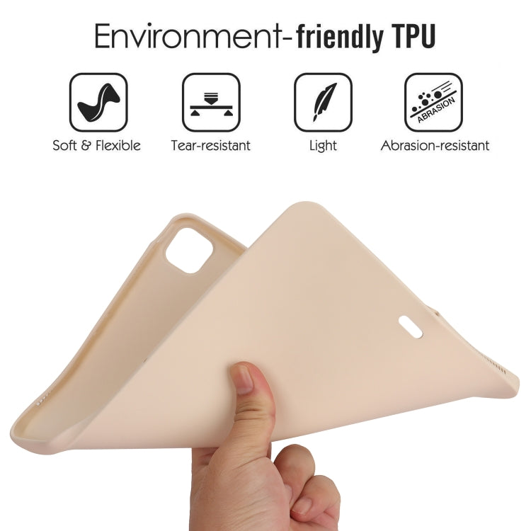 For iPad Pro 11 2024 Oil Spray Skin-friendly TPU Tablet Case(Milk White) - iPad Pro 11 2024 Cases by PMC Jewellery | Online Shopping South Africa | PMC Jewellery | Buy Now Pay Later Mobicred