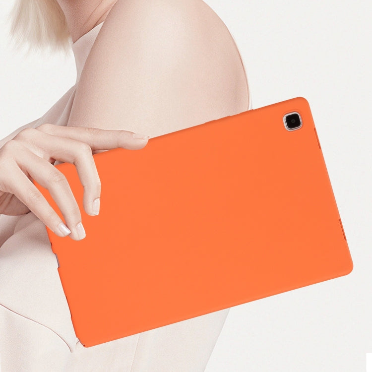 For Samsung Galaxy Tab S9 Oil Spray Skin-friendly TPU Tablet Case(Orange) - Galaxy Tab S9 Cases by PMC Jewellery | Online Shopping South Africa | PMC Jewellery | Buy Now Pay Later Mobicred