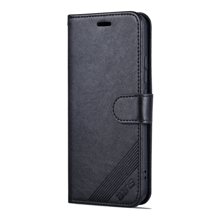 For Xiaomi 14 Pro AZNS Sheepskin Texture Flip Leather Phone Case(Black) - 14 Pro Cases by AZNS | Online Shopping South Africa | PMC Jewellery | Buy Now Pay Later Mobicred