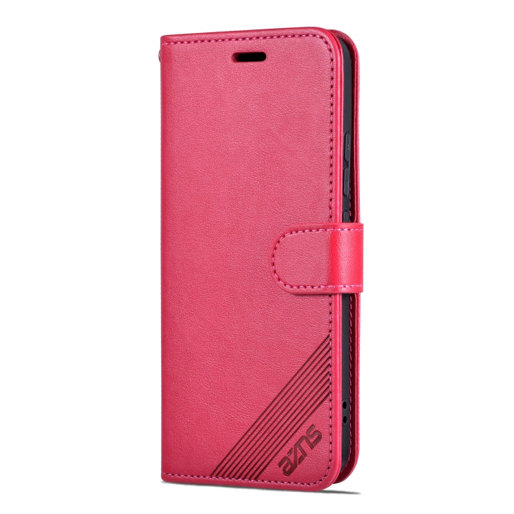 For Xiaomi 14 Pro AZNS Sheepskin Texture Flip Leather Phone Case(Red) - 14 Pro Cases by AZNS | Online Shopping South Africa | PMC Jewellery | Buy Now Pay Later Mobicred