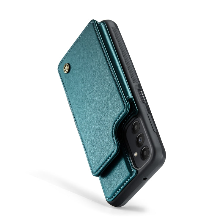 For Samsung Galaxy A13 5G CaseMe C22 Card Slots Holder RFID Anti-theft Phone Case(Blue Green) - Galaxy Phone Cases by CaseMe | Online Shopping South Africa | PMC Jewellery | Buy Now Pay Later Mobicred