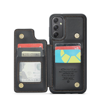 For Samsung Galaxy A34 5G CaseMe C22 Card Slots Holder RFID Anti-theft Phone Case(Black) - Galaxy Phone Cases by CaseMe | Online Shopping South Africa | PMC Jewellery | Buy Now Pay Later Mobicred