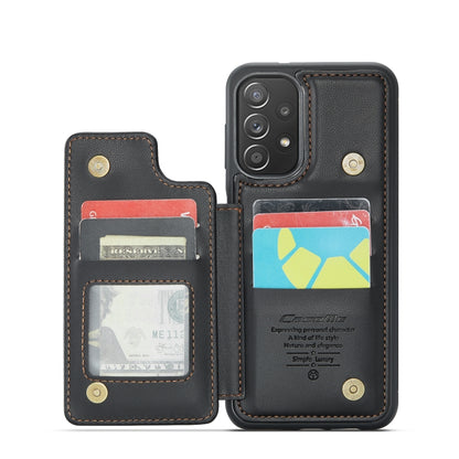 For Samsung Galaxy A52 4G/5G/A52s 5G CaseMe C22 Card Slots Holder RFID Anti-theft Phone Case(Black) - Galaxy Phone Cases by CaseMe | Online Shopping South Africa | PMC Jewellery | Buy Now Pay Later Mobicred