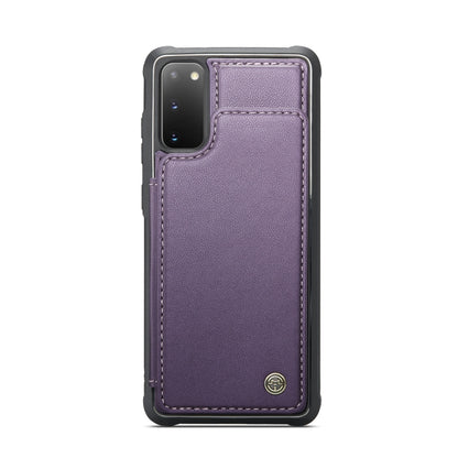 For Samsung Galaxy S20 CaseMe C22 Card Slots Holder RFID Anti-theft Phone Case(Purple) - Galaxy Phone Cases by CaseMe | Online Shopping South Africa | PMC Jewellery | Buy Now Pay Later Mobicred